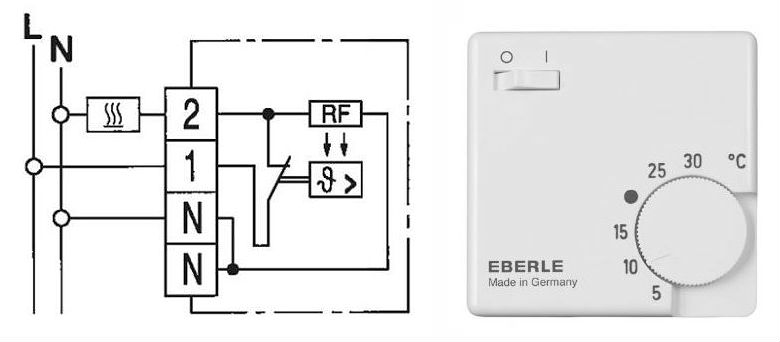 Инструкция по монтажу регулятора температуры Eberle